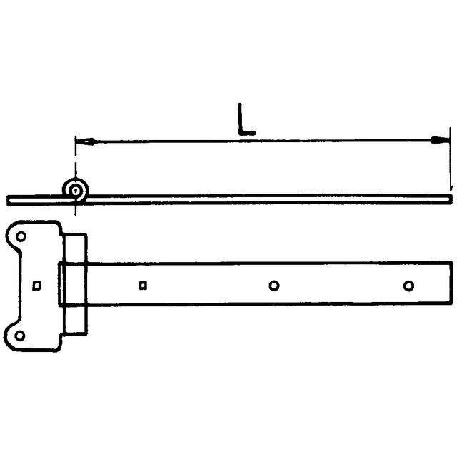 Penture Festonnee LG 300 Zingue référence fournisseur 1842060